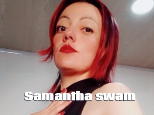 Samantha_swam